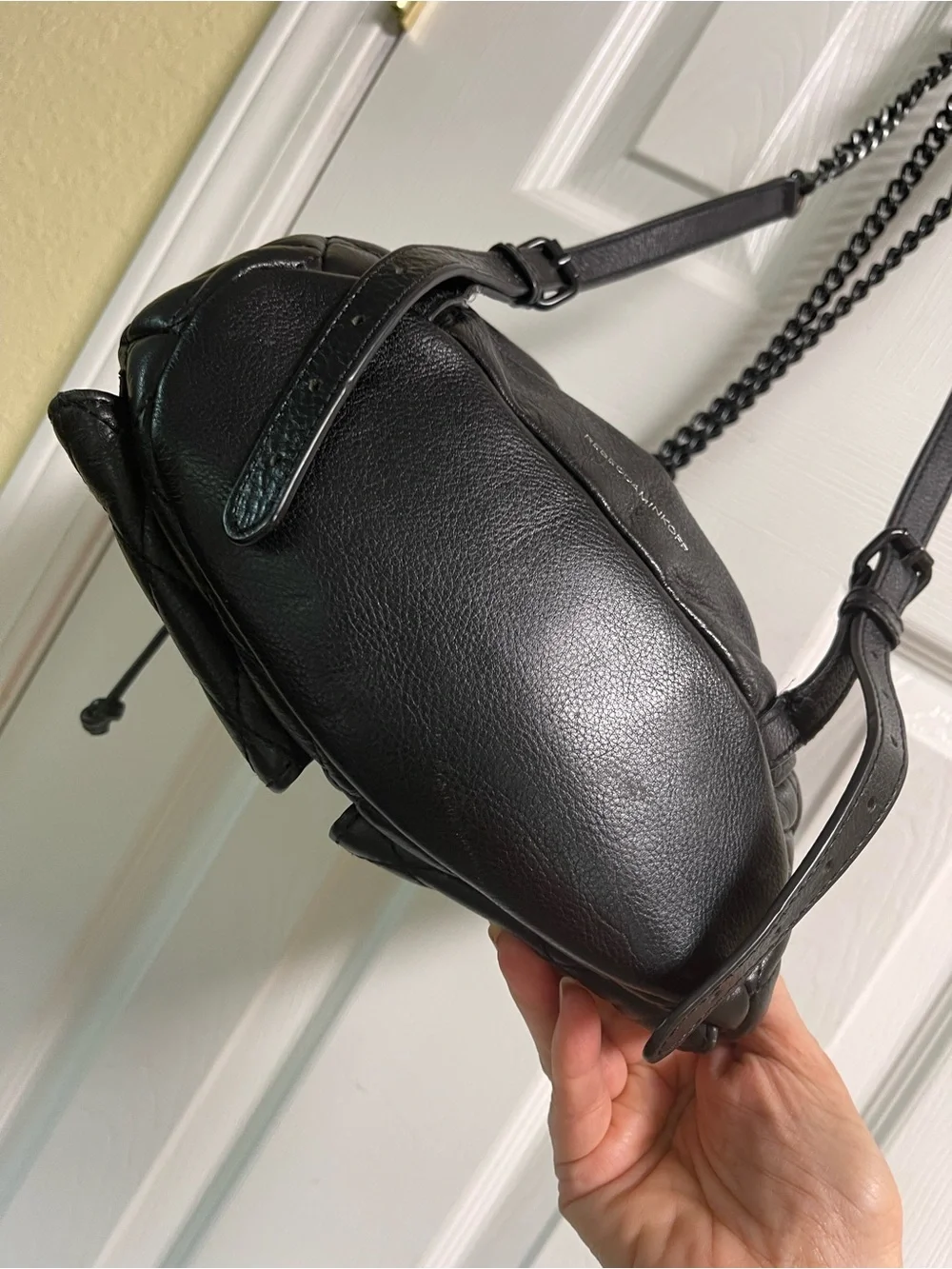 Rebecca Minkoff Leather and Chains Backpack